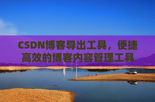 CSDN博客导出工具，便捷高效的博客内容管理工具